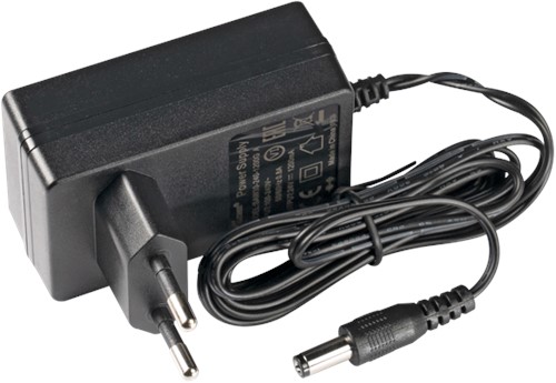 24v 1,2A power supply rechte plug