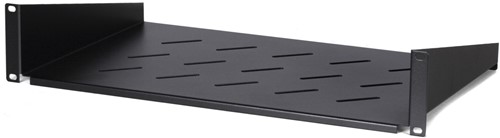 2U shelf for 450mm deep wall mount rack - 300mm deep (max. 15 kg)