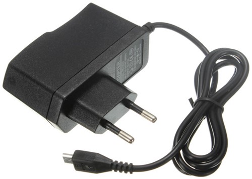 5v 1A power supply (micro USB)