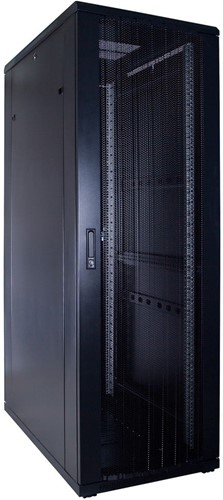 37U server rack with perforated door 600x1000x1800mm (WxDxH)