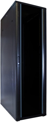 42U server rack with glass door 600x1000x2000mm (WxDxH)