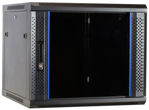 9U wandkast met glazen deur
