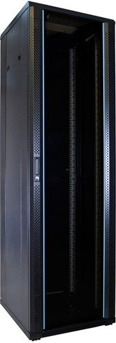42U server rack with glass door 600x600x2000mm (WxDxH)