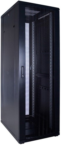 37U server rack with perforated door 600x800x1800mm (WxDxH)