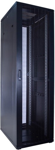 42U server rack with perforated door 600x800x2000mm (WxDxH)