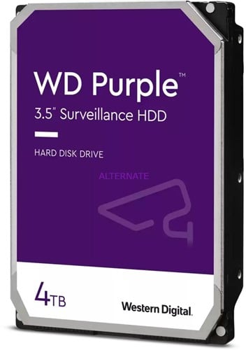 WD HDD Purple SATA3 4TB 3,5"