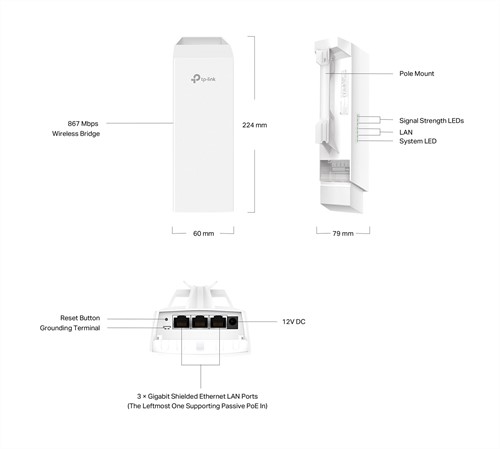 TP-Link Omada EAP215-BRIDGE KIT-2