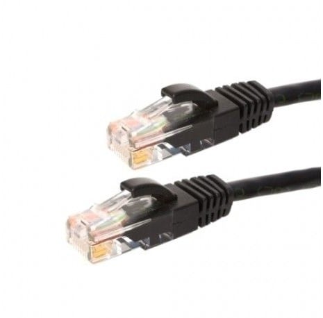 Patchkabel CAT6, 0,5m Zwart