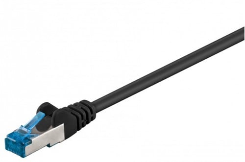 Patchkabel CAT6A, 1m Zwart