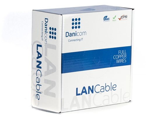 CAT6 UTP 50m kabel op rol