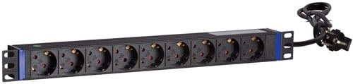 19 inch 9-way power strip