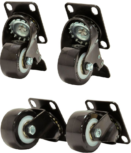 Set castors for all server racks 2 with brakes