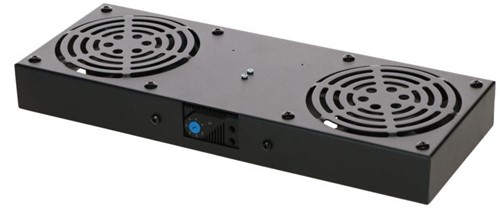 Fan-pakket met 2 ventilatoren en thermostaat