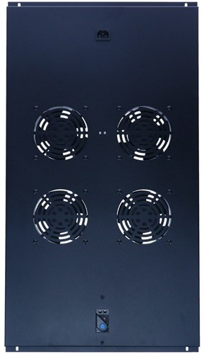 Fan set with 4 fans and thermostat suitable for 1000mm deep server racks