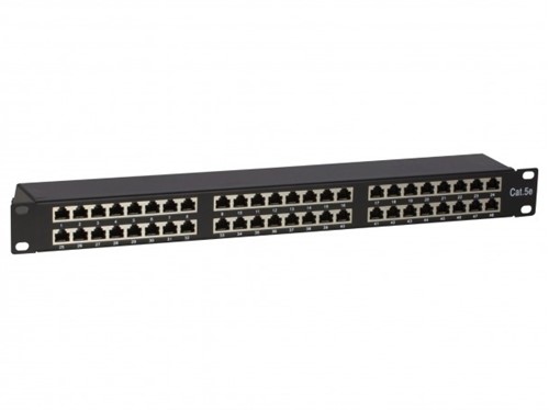 CAT5 FTP patch panel - 48 ports