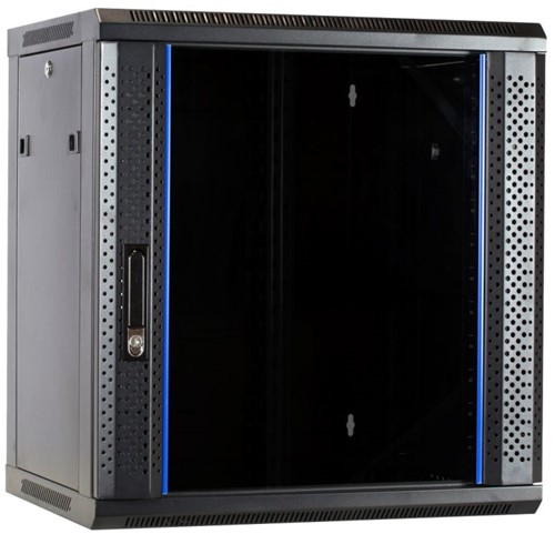 12U wandkast met glazen deur
