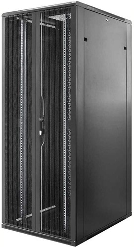47U server rack with perforated split doors front and back 800x800x2200mm (WxDxH)