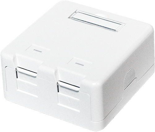 Keystone media box 2 ports