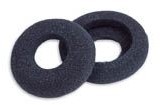 Schuimrubber oorringen  per 2 stuks
