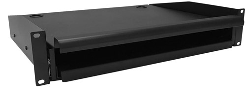Keyboard and mouse shelf for 19-inch server racks - 2U