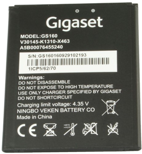 Accu Gigaset GS160/GS170 -X463